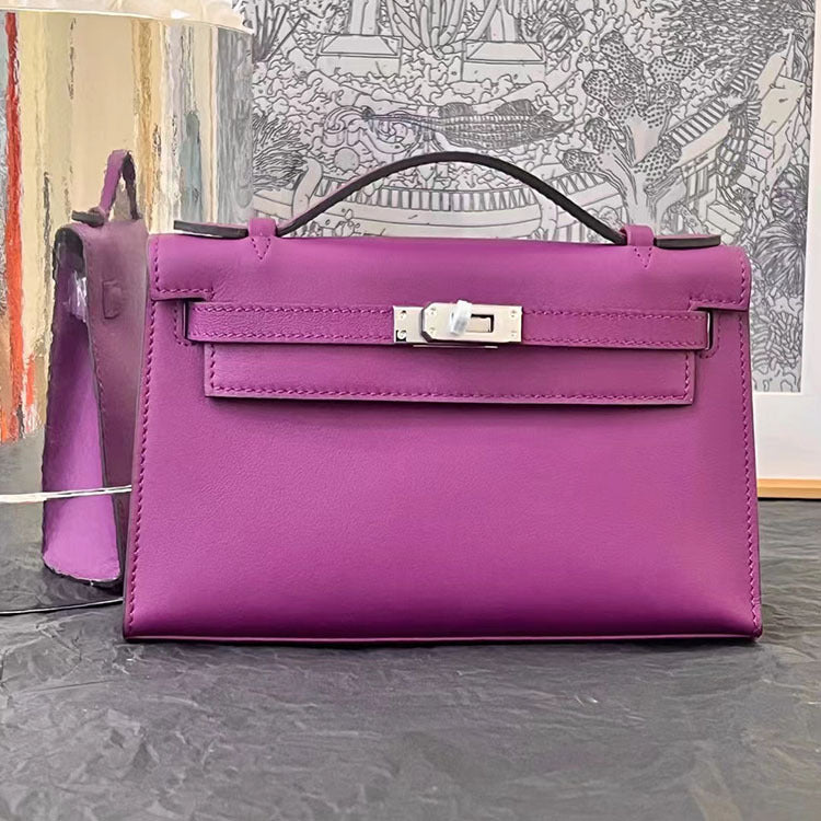Ding Half Wax Line First Layer Handbags
