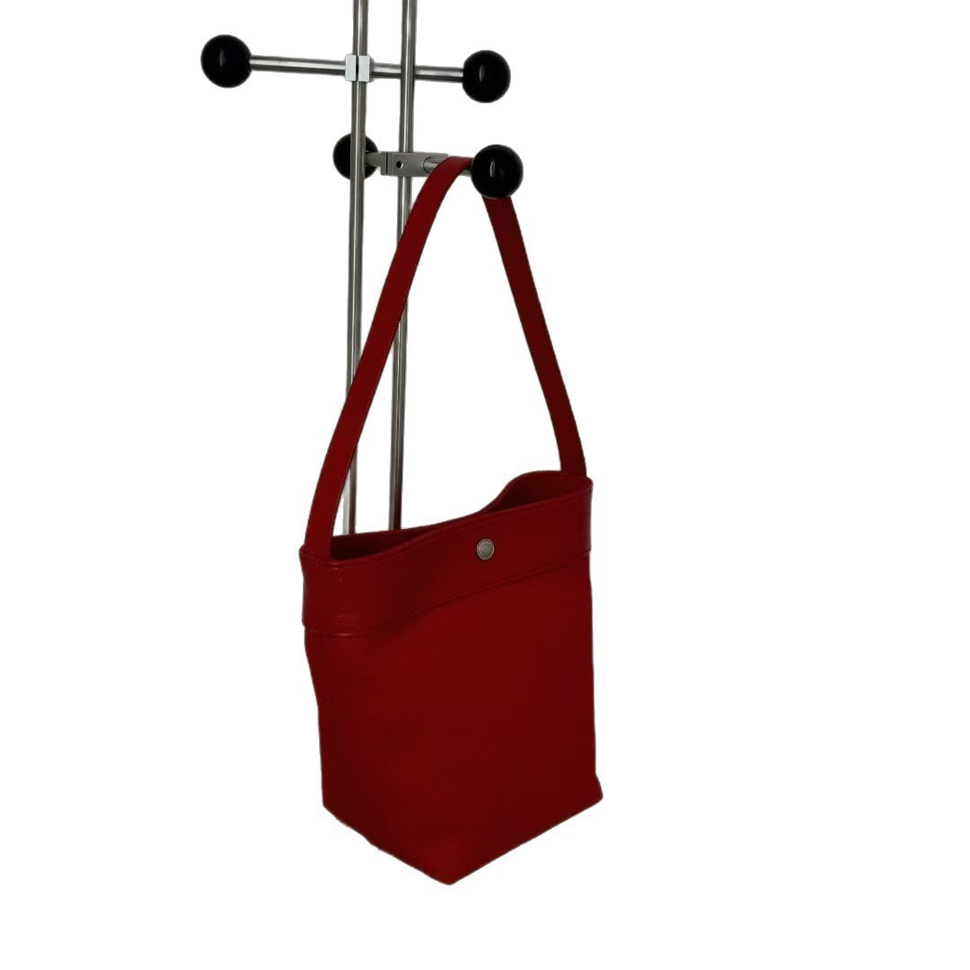 Women's Stitched Cowhide Daily Leisure Commute Handbags