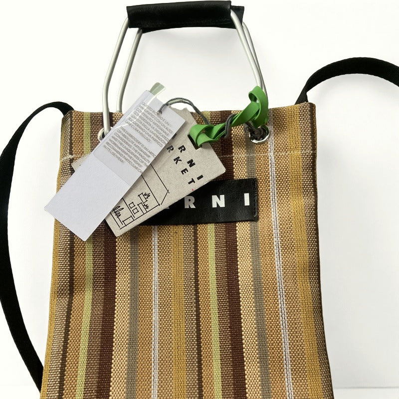 Women's & Men's & Woven Aluminum Portable Leisure Shopping Bags