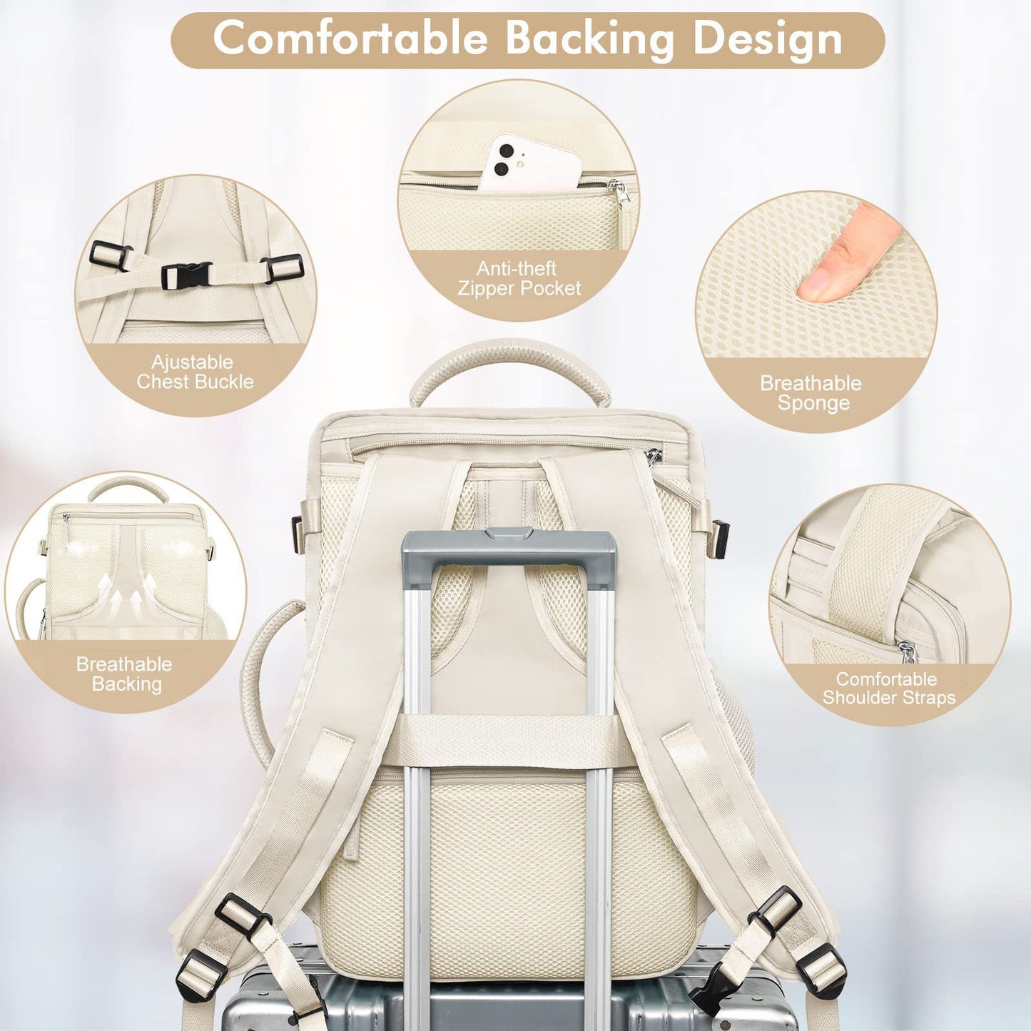 Women's Unique Creative Large Capacity Computer Backpacks