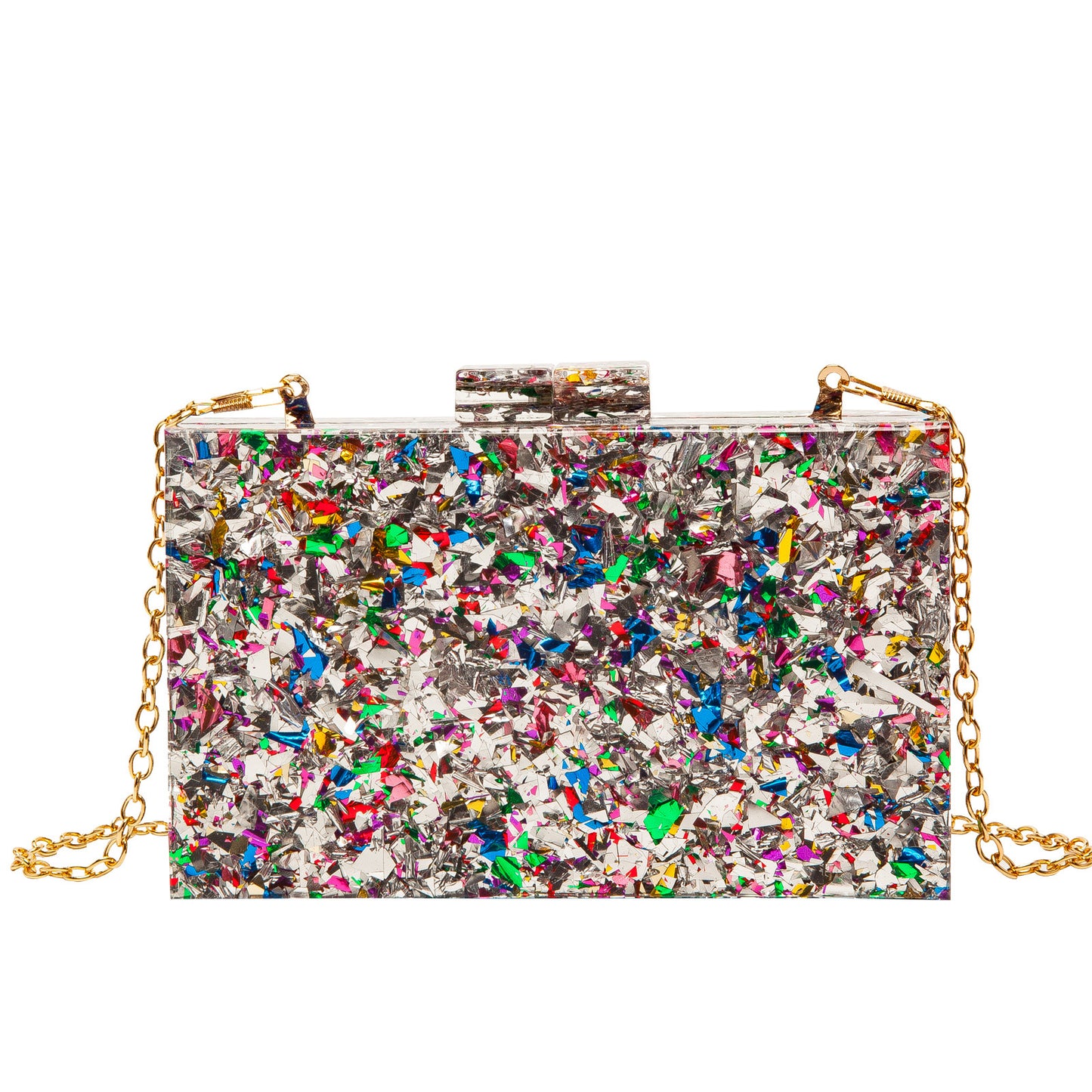 Acrylic Paillette Banquet Dress Garment Clutch Evening Bags