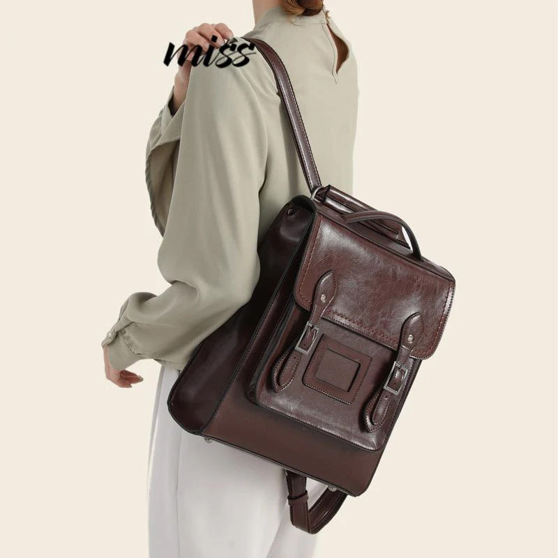 Women's Lightweight Fashion Retro British Style Cambridge Backpacks