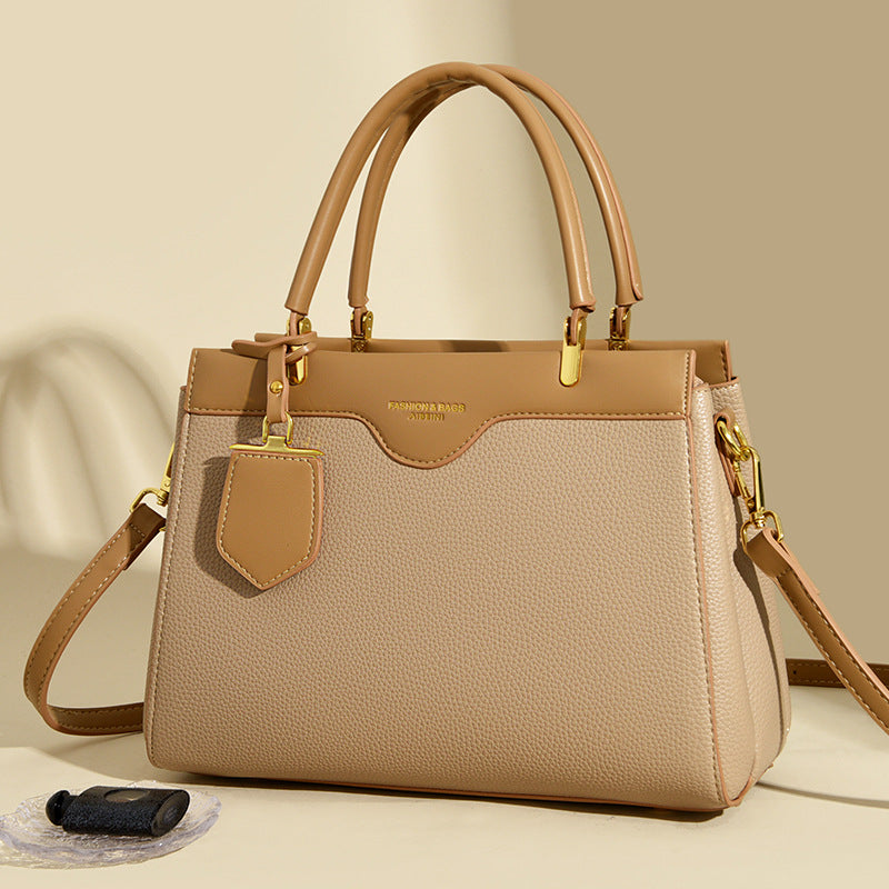 Women's Simple High Texture Embroidery Thread Easy Shoulder Bags