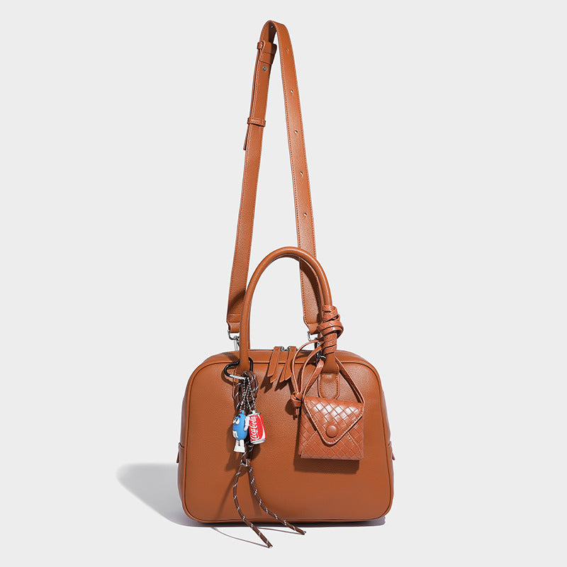 Elegant Fashion Portable Retro Boston Bowling Shoulder Bags