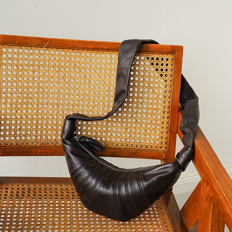Sheepskin Dumpling Niche Texture Leather Underarm Crossbody Bags