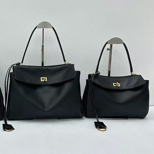 Women's Genuine Leather High-grade Underarm Commuter Kelly Shoulder Bags