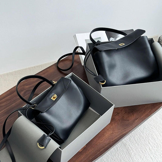 Women's Top Layer Cowhide Fashion Trendy Cool Handbags