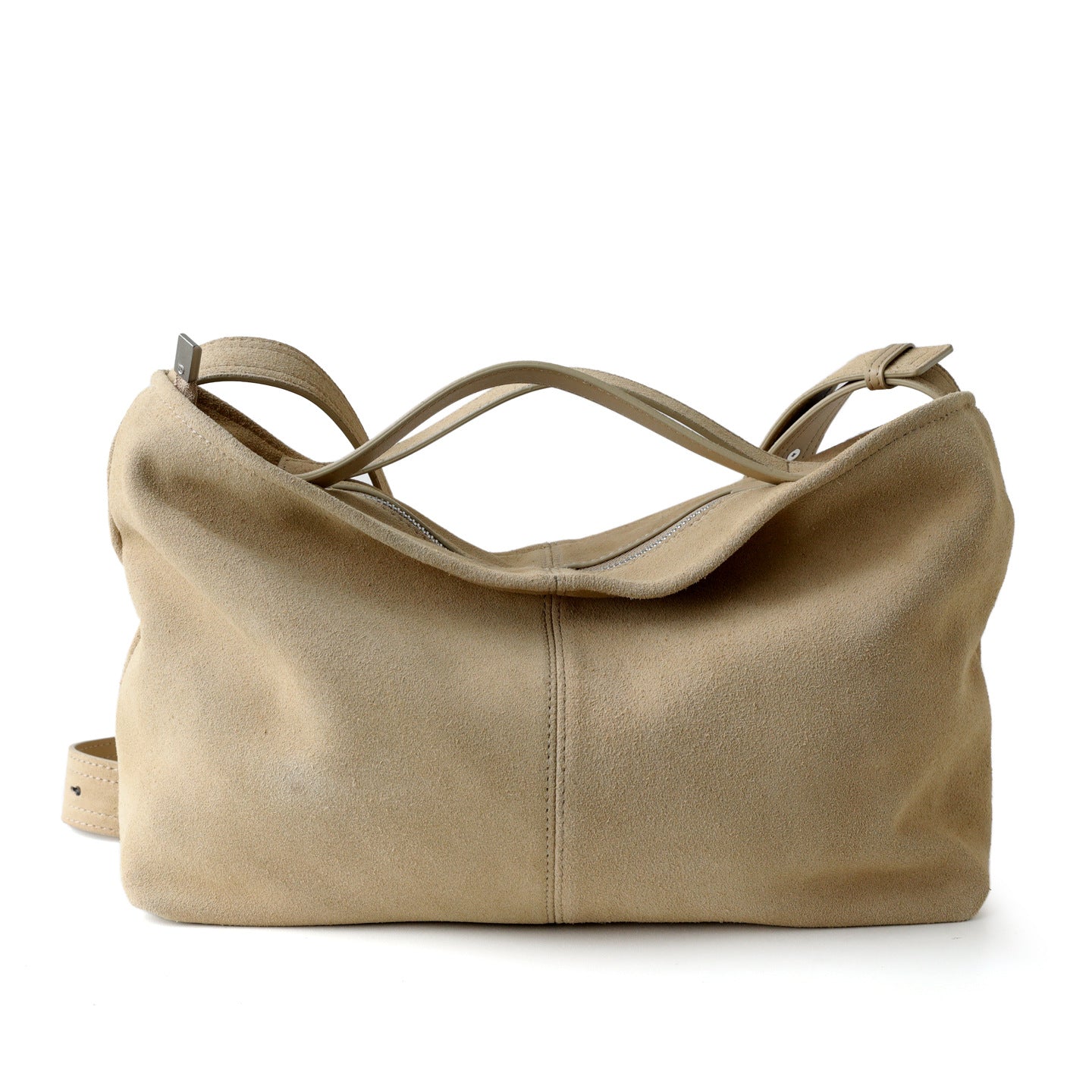 Women's Idle Style Suede Matte Cowhide Commuter Portable Handbags