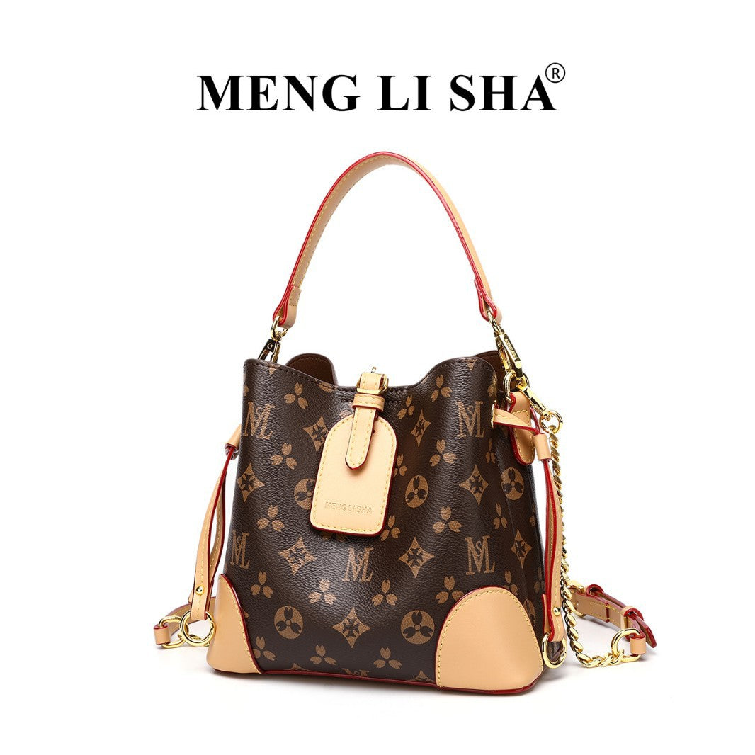 Women's Vegetable Basket Advanced Texture Alphabet Tote Bags