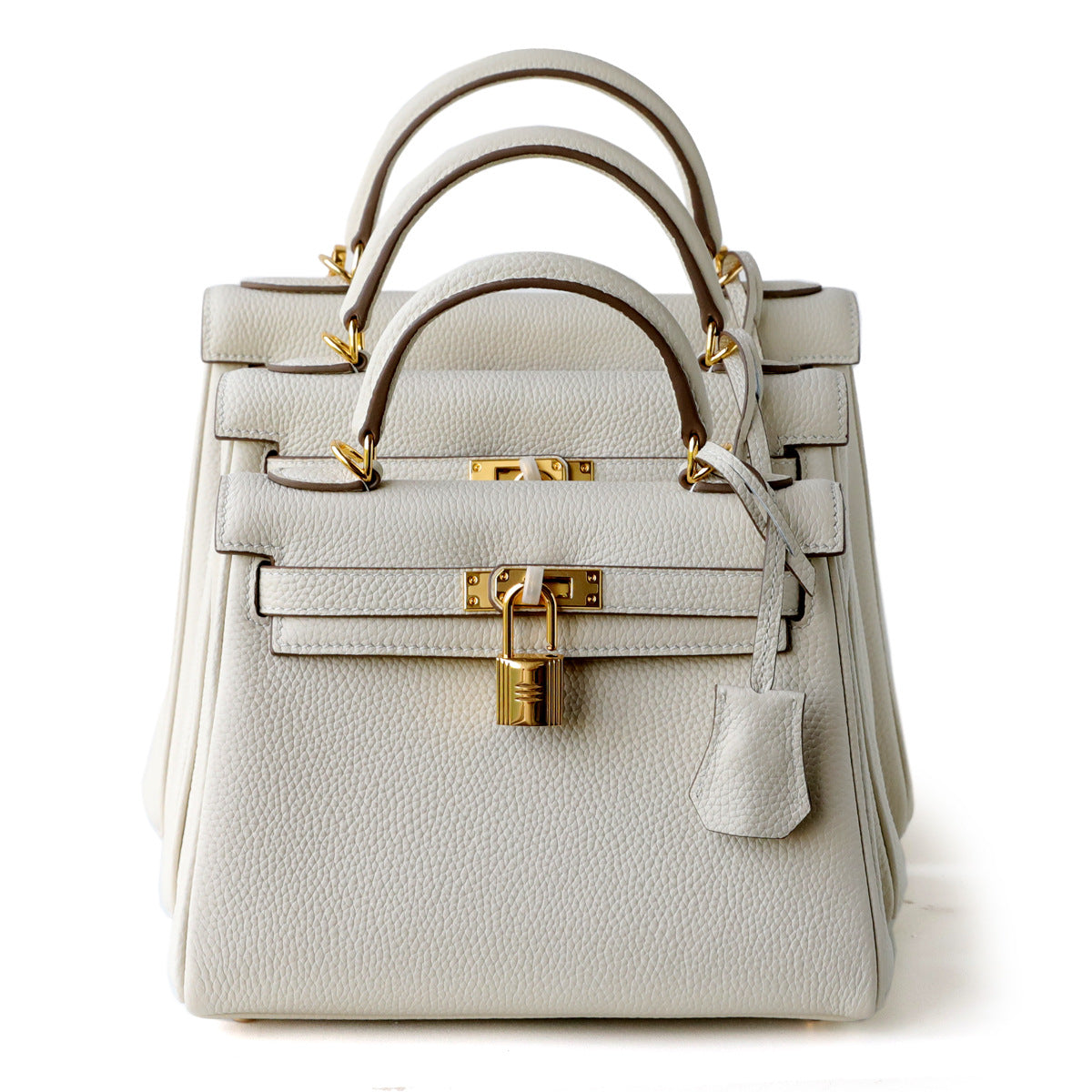 Women's Layer Cowhide Inner Seam Kelly Portable Bags