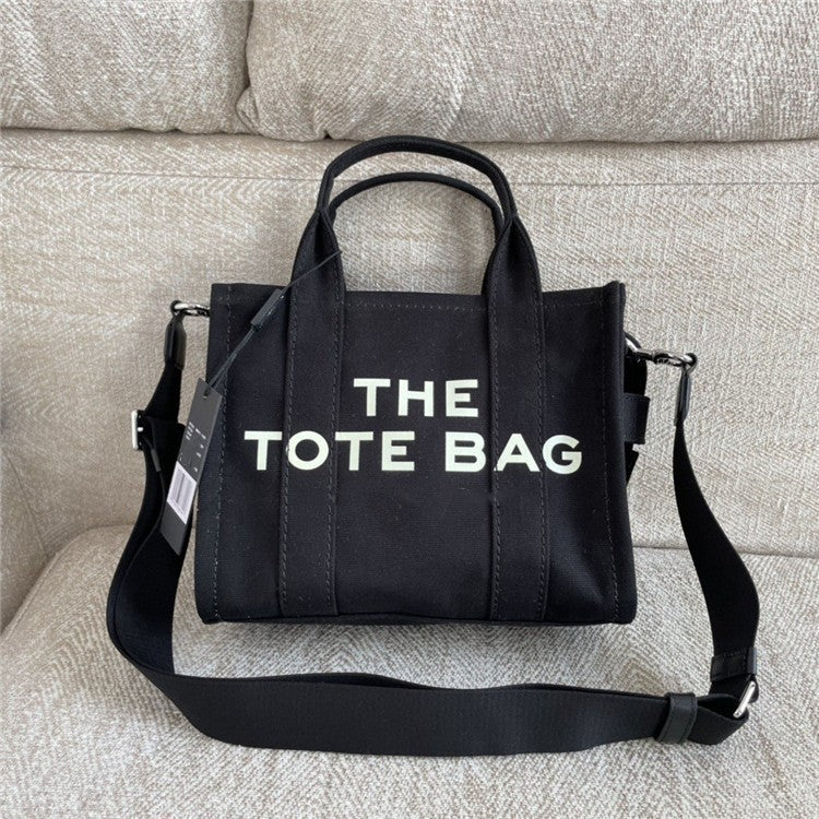 Mini Canvas Zip Shopping Fashion Letters Shoulder Bags