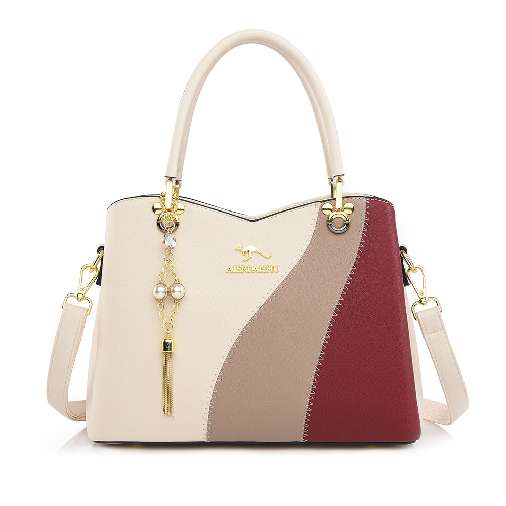Women's Popular Mom Soft Leather Fashion Handbags