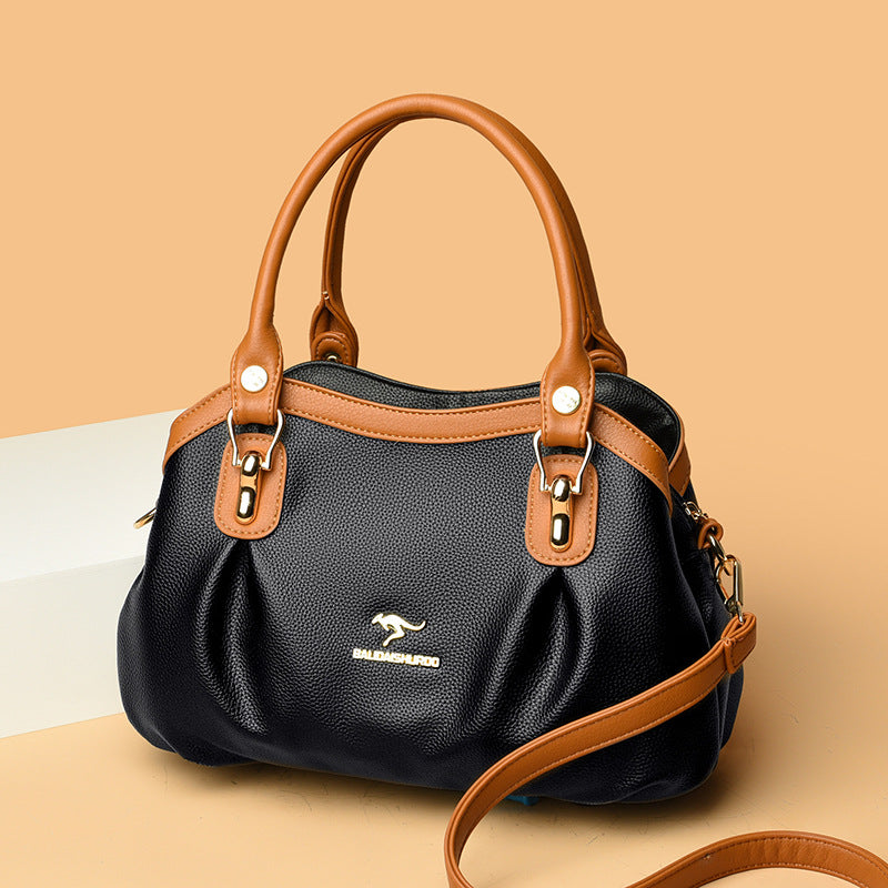 Female Mother's Fashion Elegant Trend Color Shoulder Bags