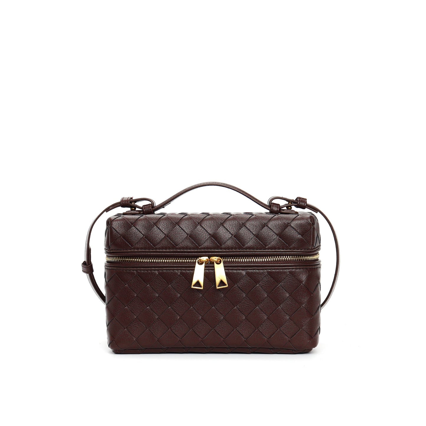 Classic Style Box Female Genuine Leather Portable Crossbody Bags