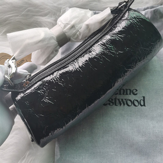 Elegant Thick Chain Black Sier One Crossbody Bags