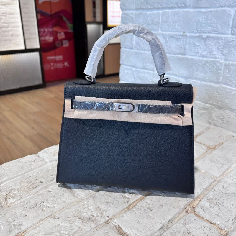 Women's Palm Print Genuine Leather Kelly Mini Bags