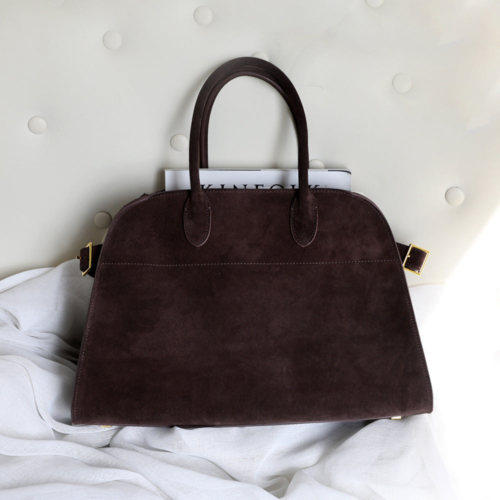 Women's Cowhide Leather Large Capacity Computer Handbags