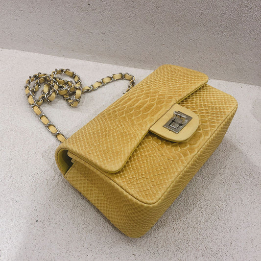 Women's Rare Leather Classic Style Texture Genuine Shoulder Bags
