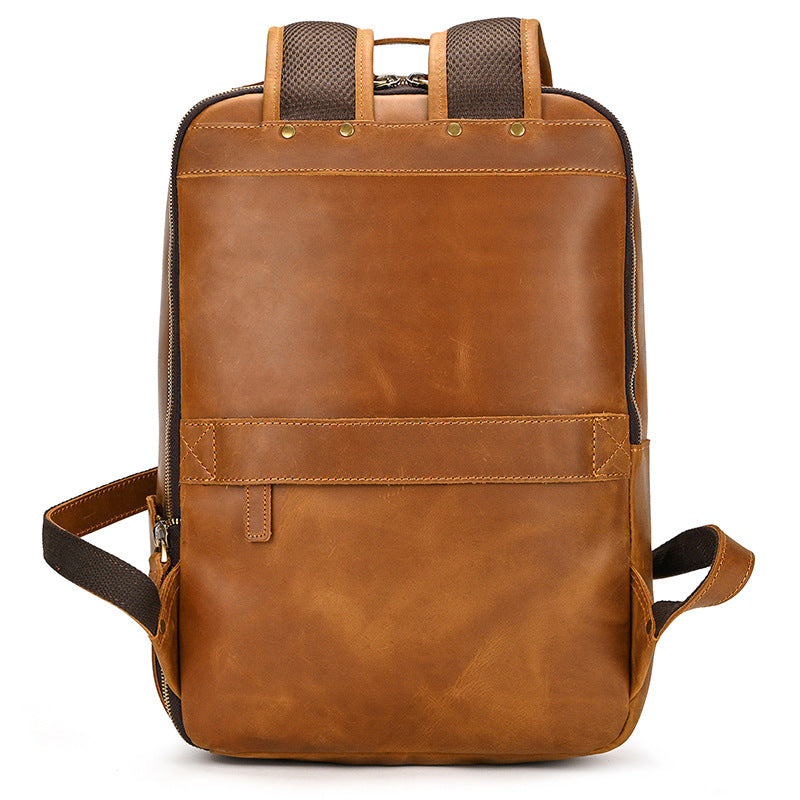 Genuine Leather Inch Computer Commuter Crazy Backpacks