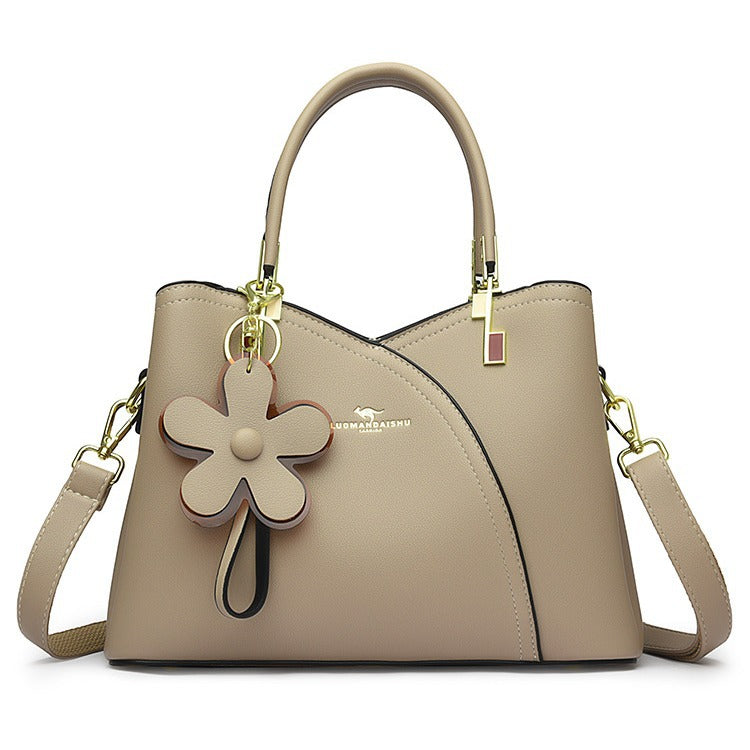 Women's Leather Stitching Portable Practical To Give Bags
