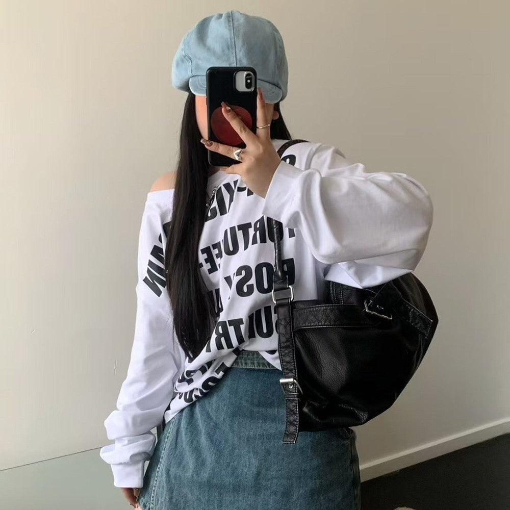 High-grade Large Capacity Motorcycle Female Trendy Crossbody Bags