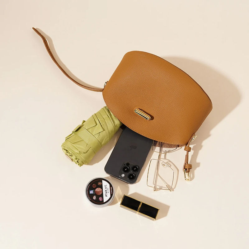 Women's Summer Lightweight Genuine Leather Fashion Shoulder Bags