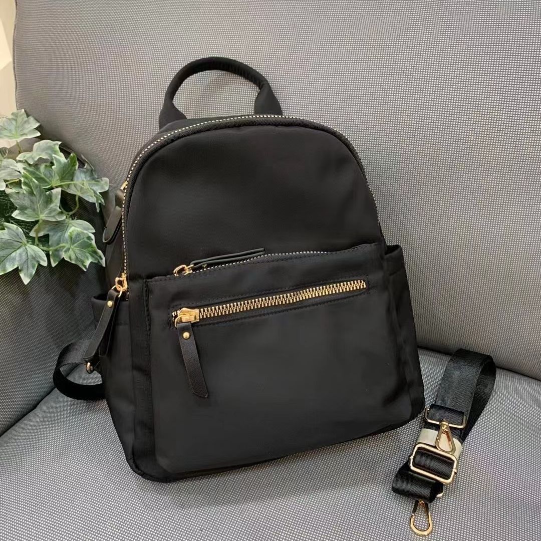Women's Autumn Fashion Waterproof Nylon Cloth Lightweight Backpacks