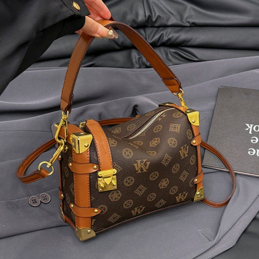 Elegant Women's Box French Entry Lux Crossbody Bags