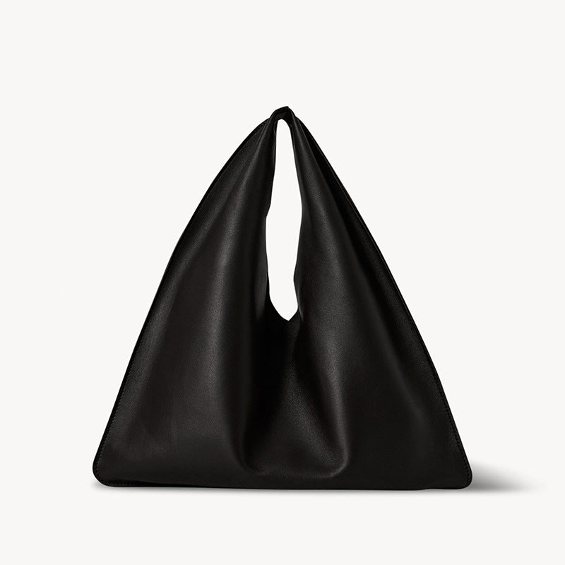 Genuine Leather Triangle First Layer Cowhide Bags