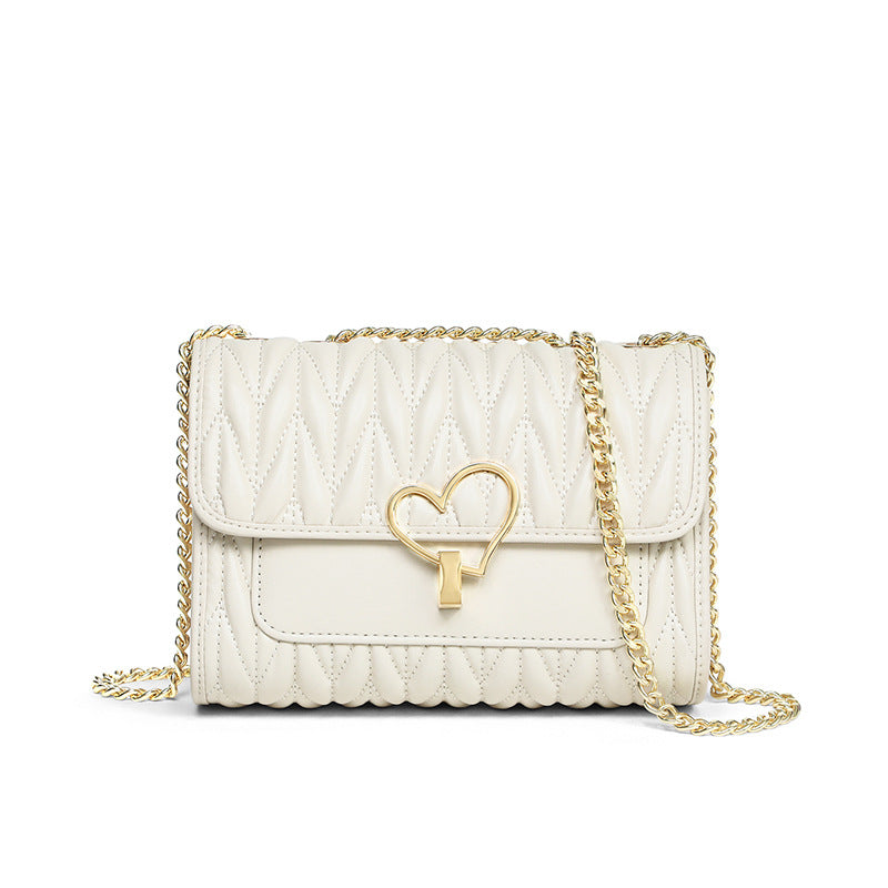 Women's Summer Genuine Leather Chain Versatile Fashion Crossbody Bags