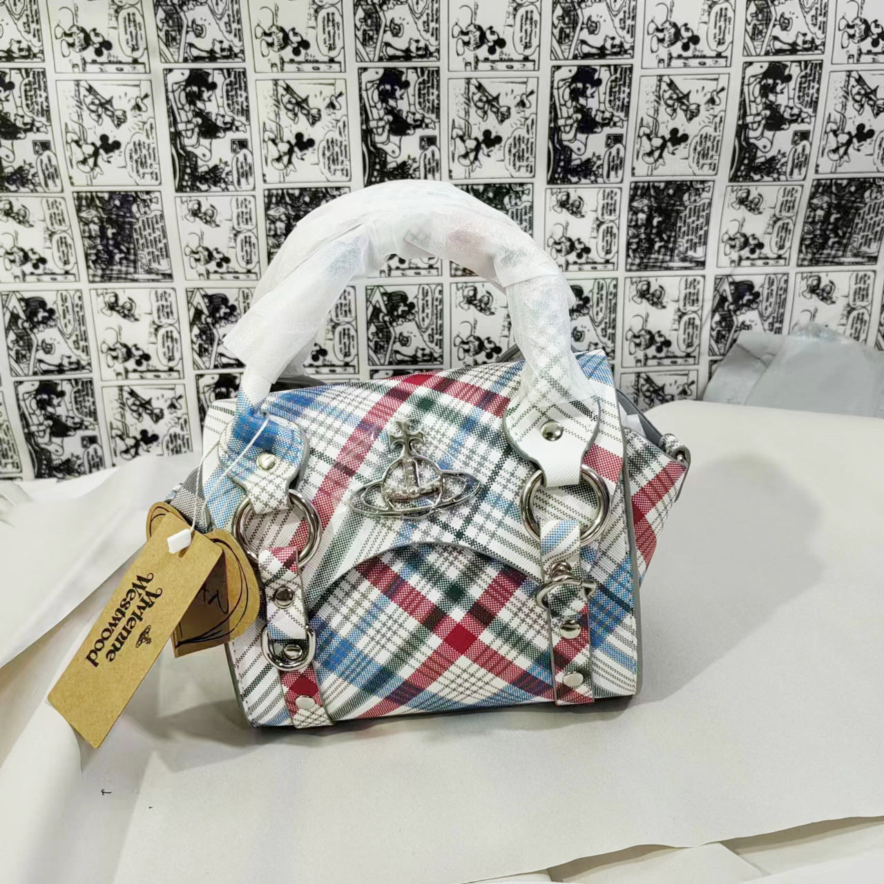 Queen Mother's Female Saturn Crocodile Pattern Patent Crossbody Bags