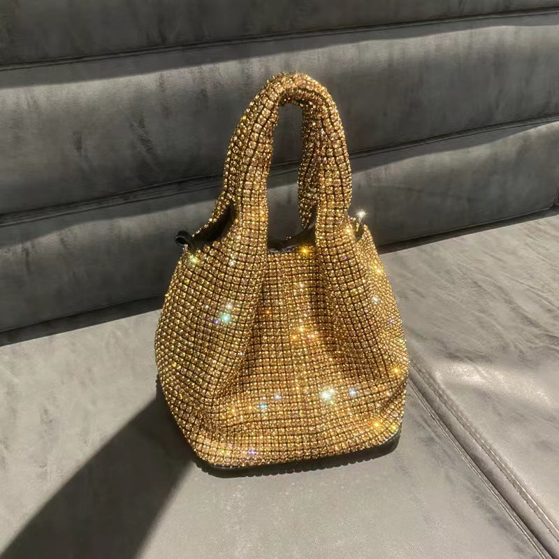 Women's Portable Chain Elegant Dinner Banquet Clutch Evening Bags