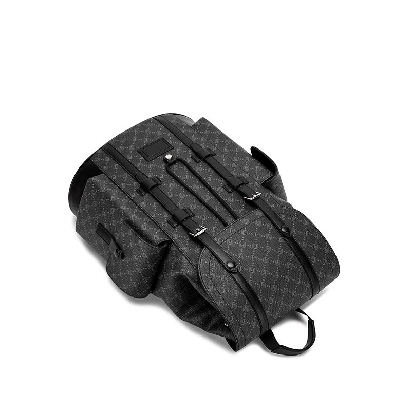 Classic Charming Men's Texture Business Computer Backpacks