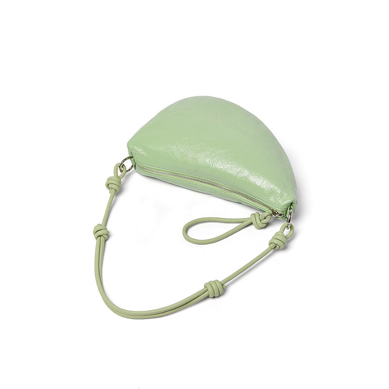 Women's Design Korean Style Croissant Saddle Fashion Underarm Crossbody Bags