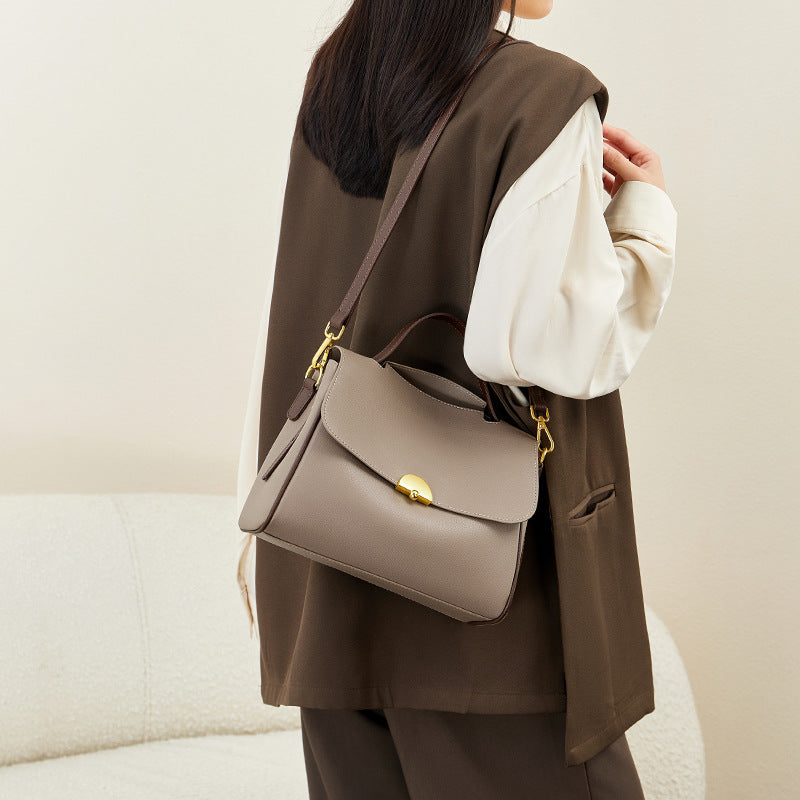 Women's Fashion High-grade Genuine Leather Elegant Shoulder Bags