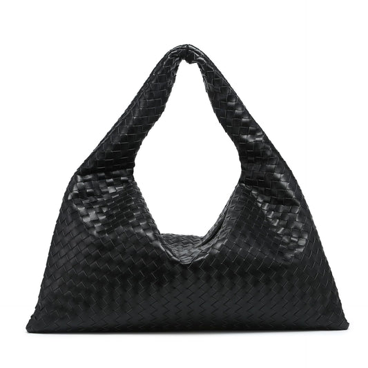 Women's High-grade Hand-woven Medium Croissant Underarm Handbags
