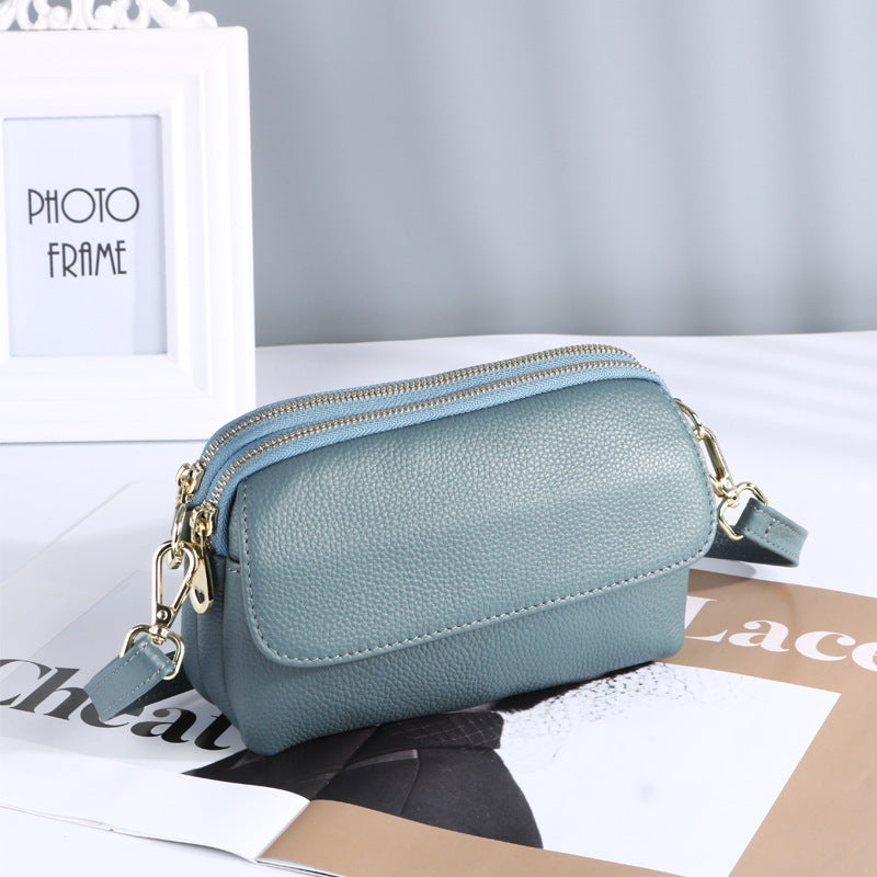 Women's Fashion Genuine Leather Summer First Layer Crossbody Bags