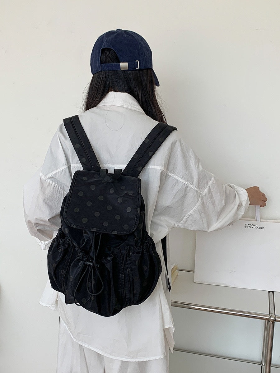 Women's Summer Preppy Style Popular Polka Dot Design Tote Bags