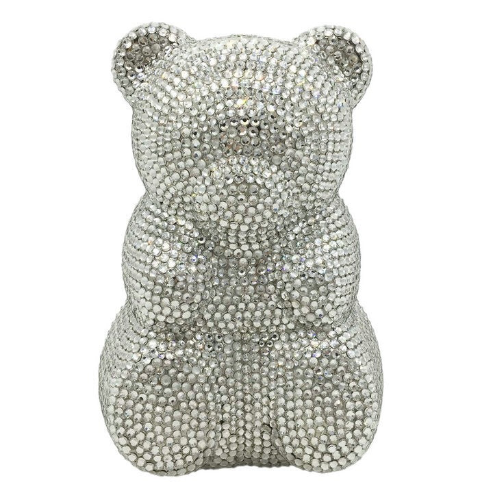 Women's Bear Rhinestone Cartoon Crystal Diamond Dinner Evening Bags