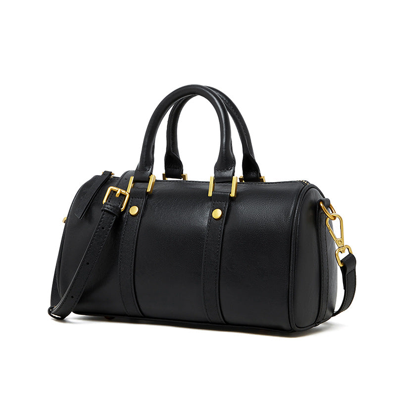 Women's Leather Vintage Light Luxury Western Style Handbags