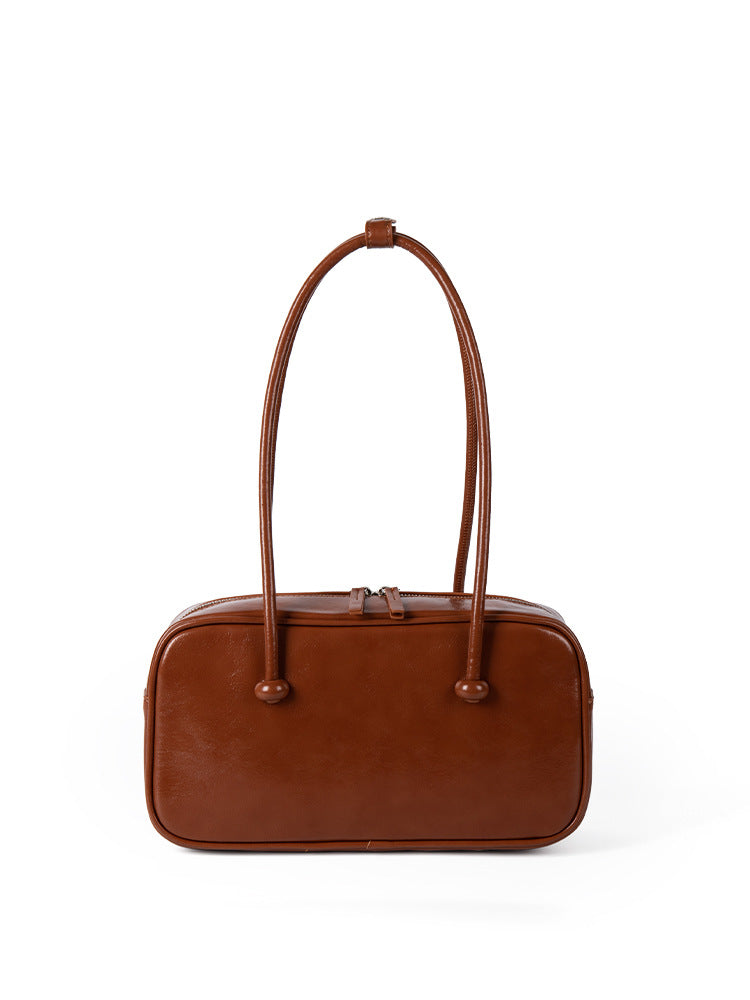 Women's Textured Korean Style High-grade Paint Surface Shoulder Bags