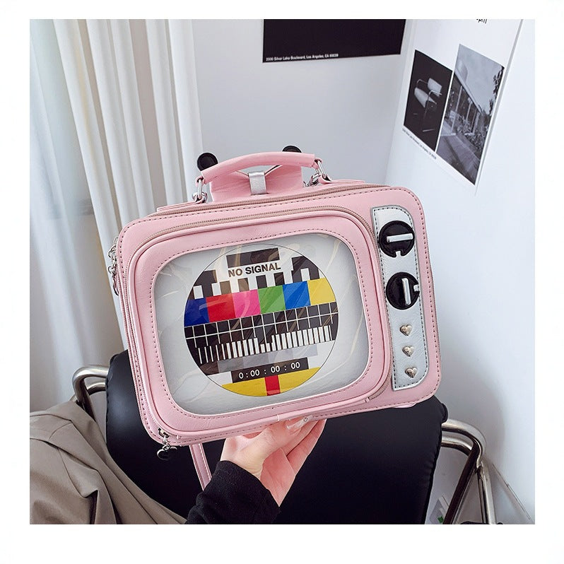 Tv Cartoon Snacks Antenna Bow Detachable Backpacks