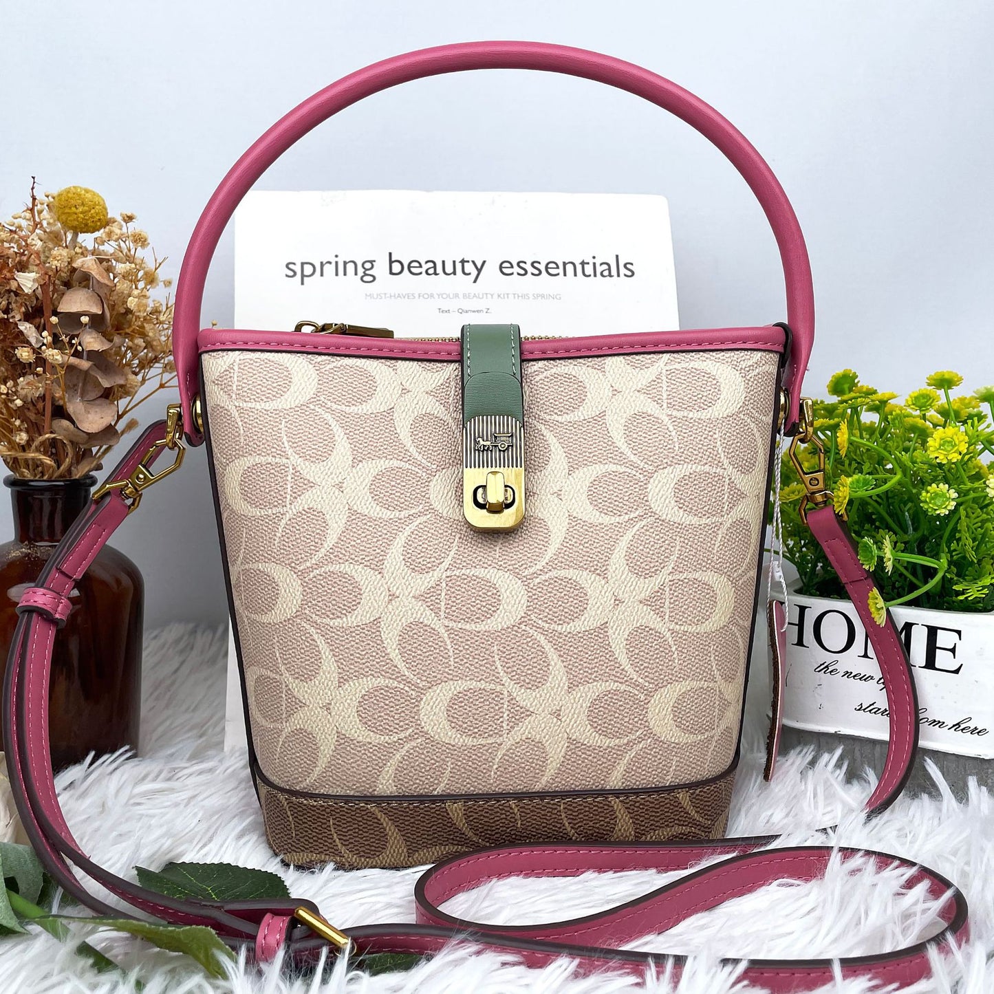 Durable Stylish Elegant Contrast Color Iti Bags