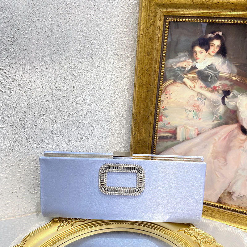 Women's Fashion Elegant Graceful Simple Rhinestone Dinner Crossbody Bags