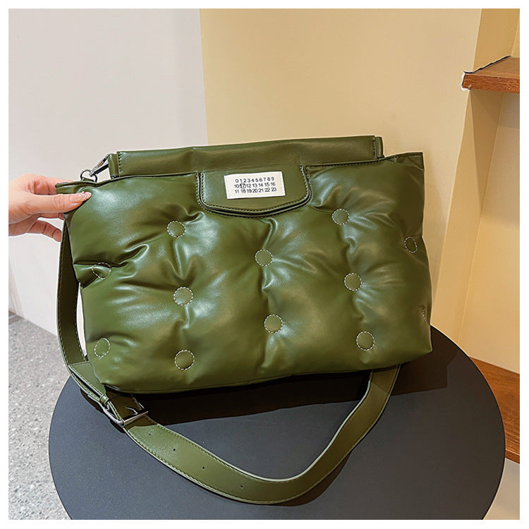 Women's Large Capacity Space Cotton High Texture Crossbody Bags