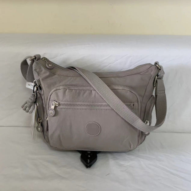 Spring Monkey Mesh Purple Series Nylon Crossbody Bags