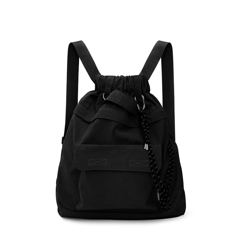 Women's & Men's & Hello Red Drawstring Large Capacity Backpacks