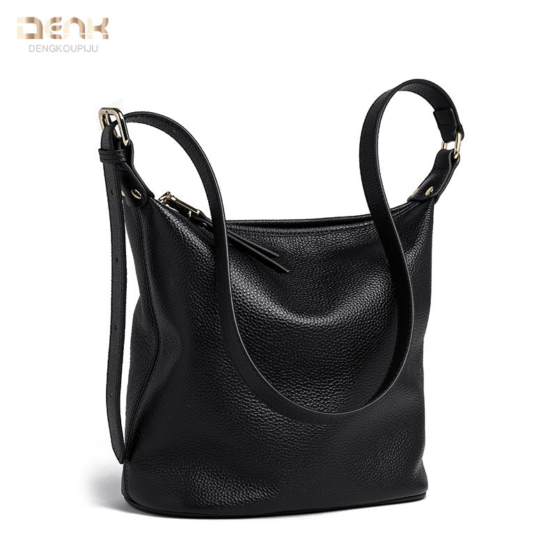 Women's Genuine Leather Fashion Large Capacity Totes Shoulder Bags