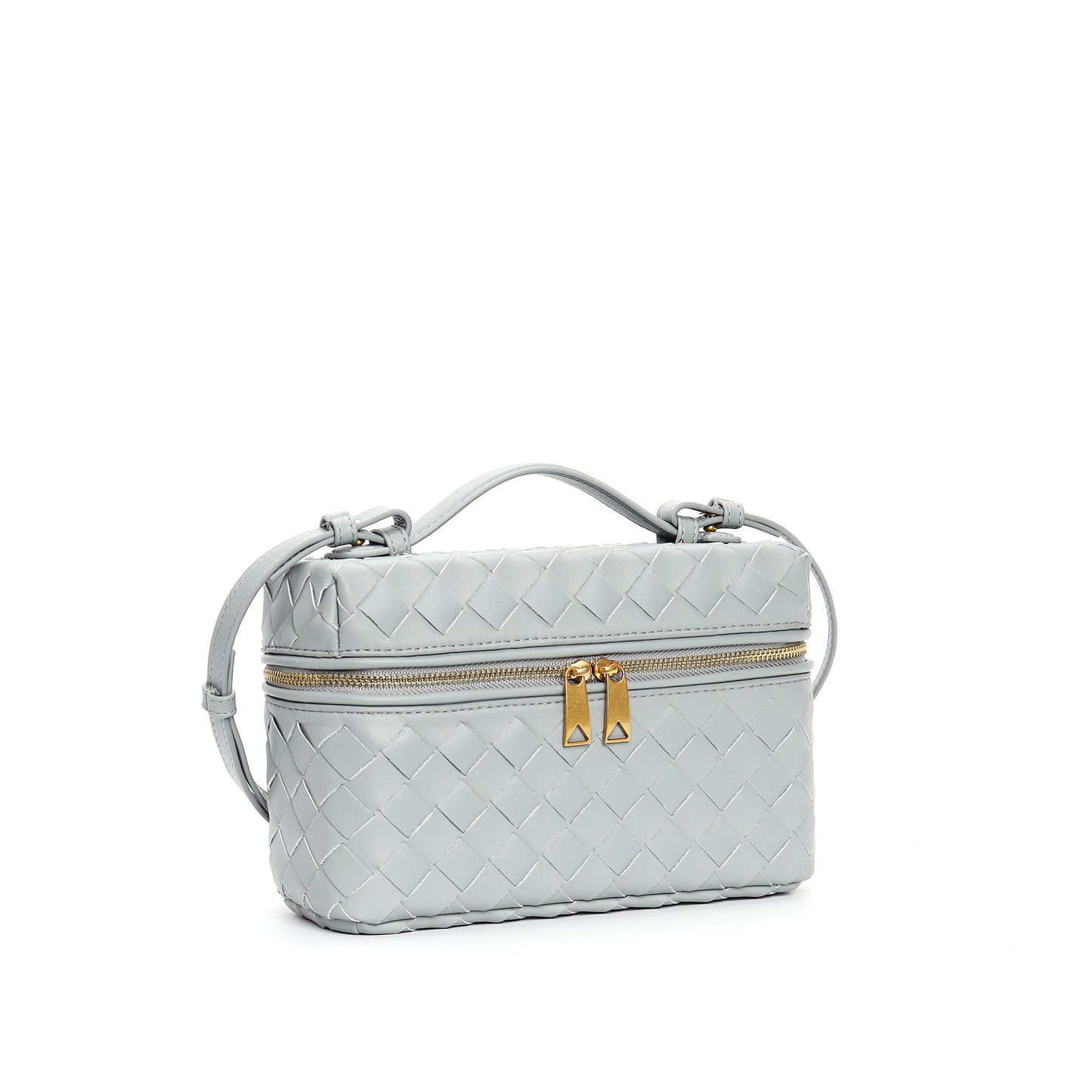 Classic Style Box Female Genuine Leather Portable Crossbody Bags