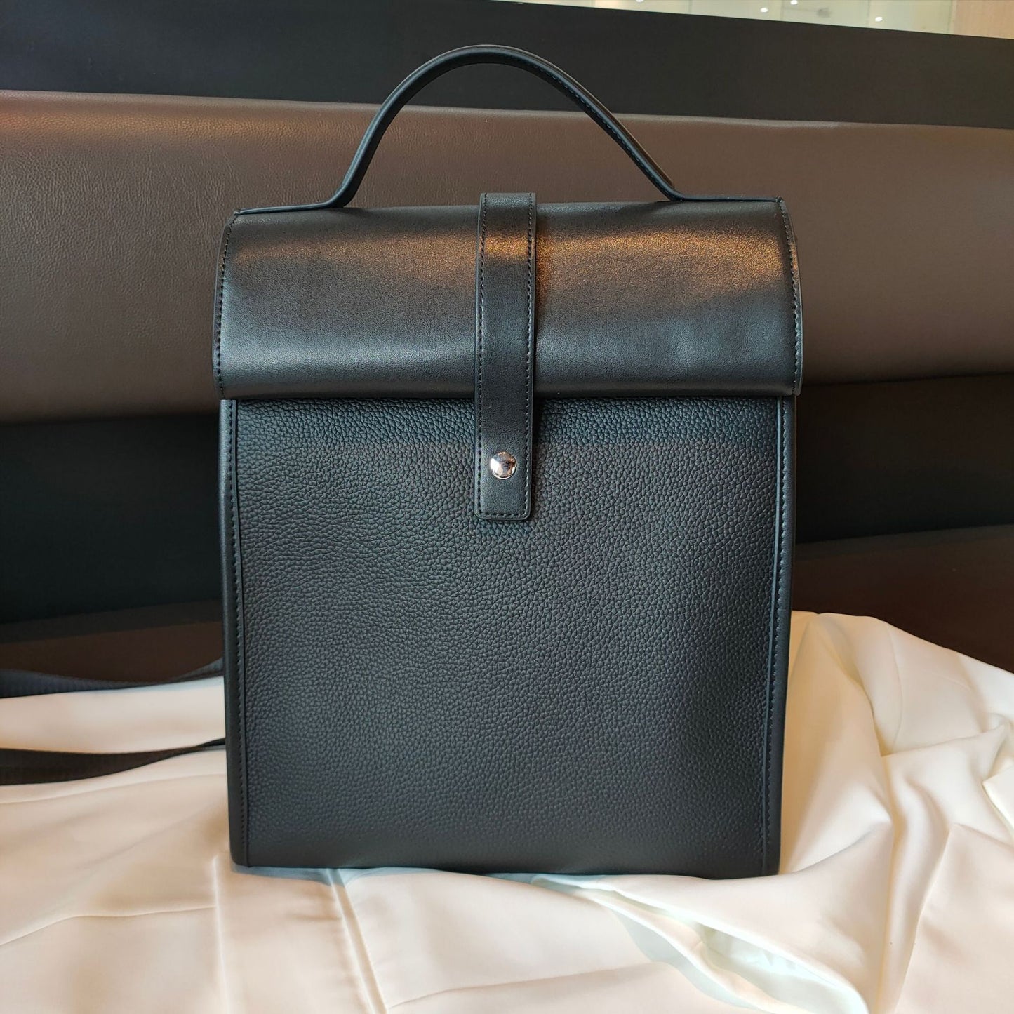 Women's Eu South Korea Top Layer Cowhide Backpacks